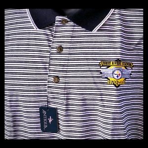 NWT Vintage Pittsburgh Steelers Three Rivers Stadium Polo